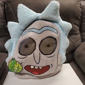 Halloween Mask Adult Maskimals RICK AND MORTY Oversized Plush Mask - NWT